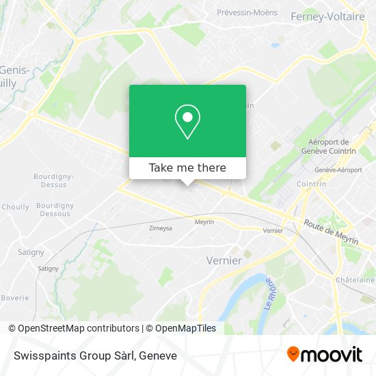 Swisspaints Group Sàrl map