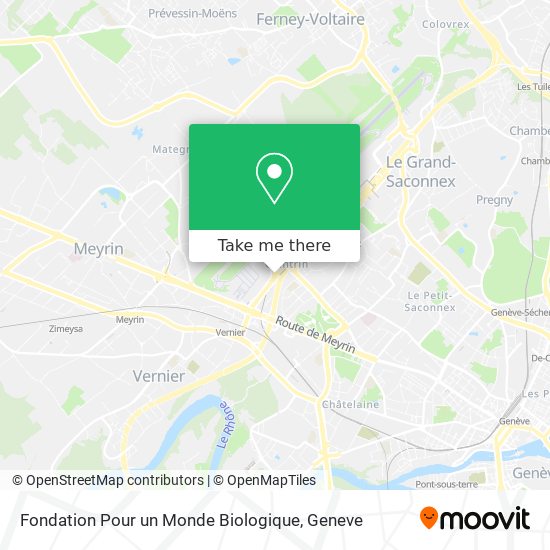 Fondation Pour un Monde Biologique map