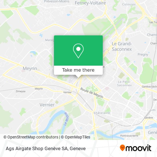 Ags Airgate Shop Genève SA map