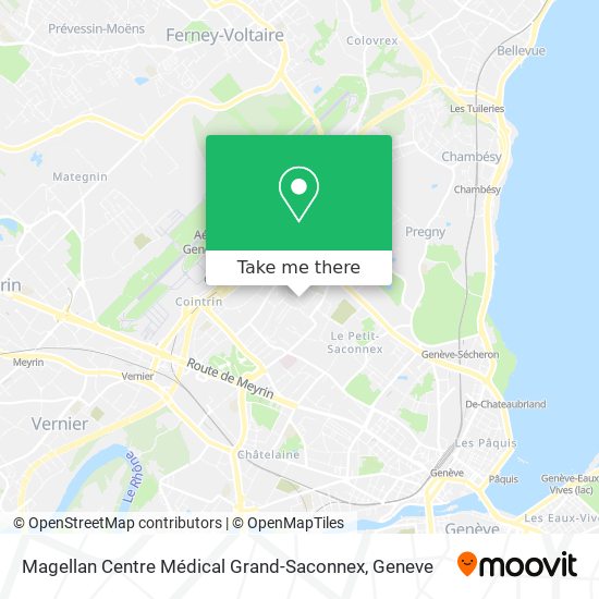 Magellan Centre Médical Grand-Saconnex Karte