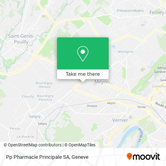 Pp Pharmacie Principale SA map