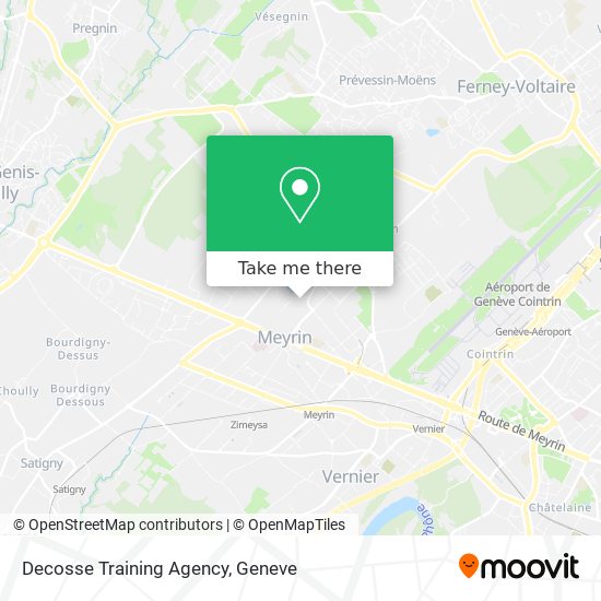 Decosse Training Agency map