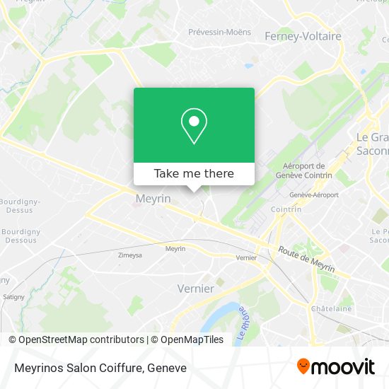 Meyrinos Salon Coiffure map