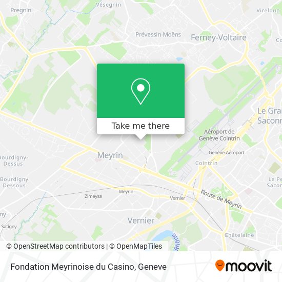 Fondation Meyrinoise du Casino map