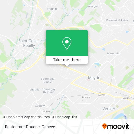Restaurant Douane map