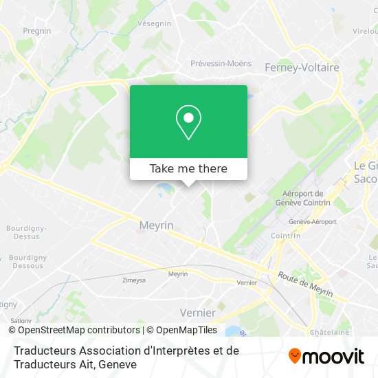 Traducteurs Association d'Interprètes et de Traducteurs Ait map