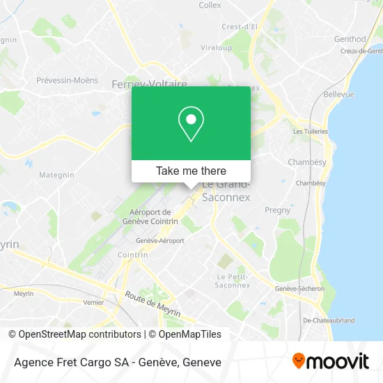 Agence Fret Cargo SA - Genève plan