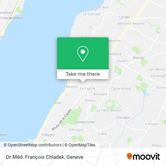 Dr Méd. François Chladek map