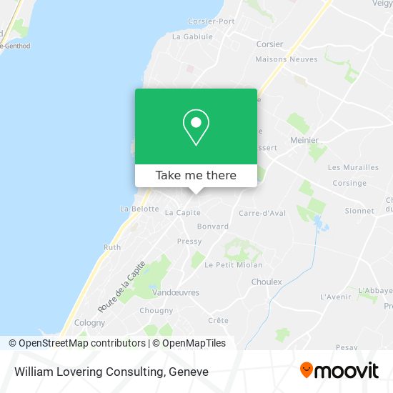William Lovering Consulting map