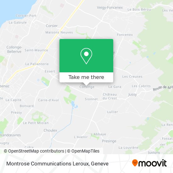 Montrose Communications Leroux Karte