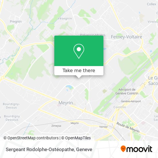 Sergeant Rodolphe-Ostéopathe map