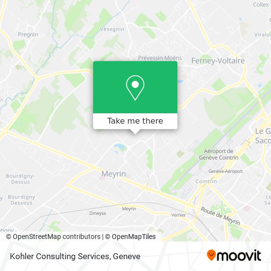 Kohler Consulting Services map