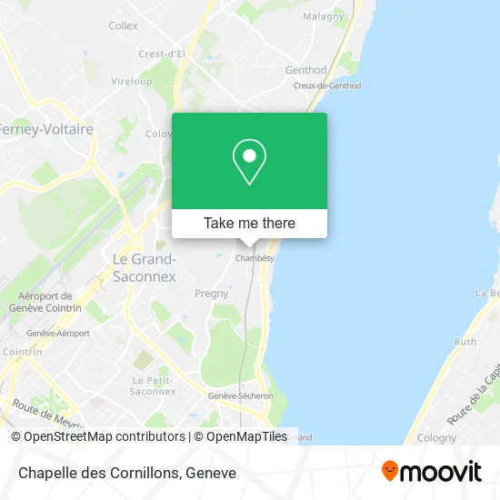 Chapelle des Cornillons map