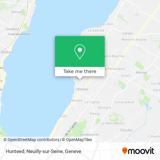 Hunteed, Neuilly-sur-Seine map