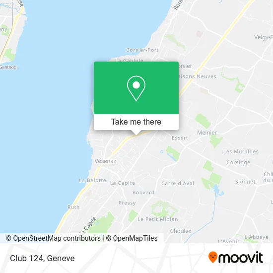 Club 124 map