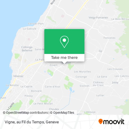 Vigne, au Fil du Temps map