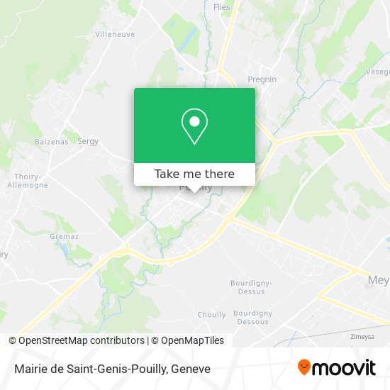 Mairie de Saint-Genis-Pouilly map