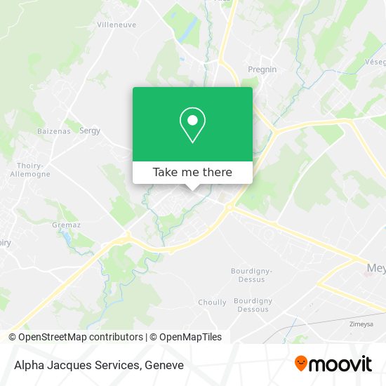 Alpha Jacques Services map