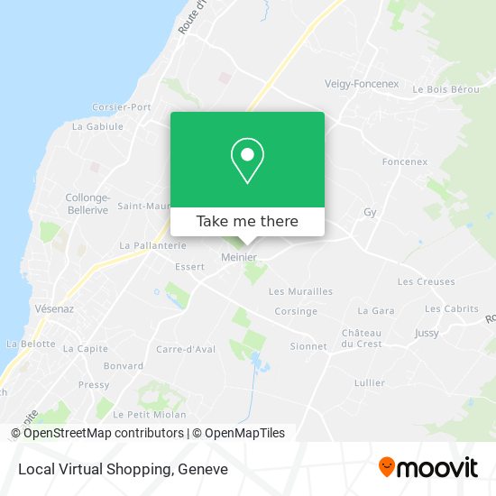 Local Virtual Shopping map