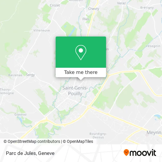 Parc de Jules map