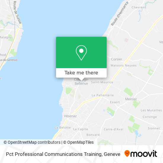 Pct Professional Communications Training map