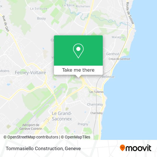 Tommasiello Construction Karte