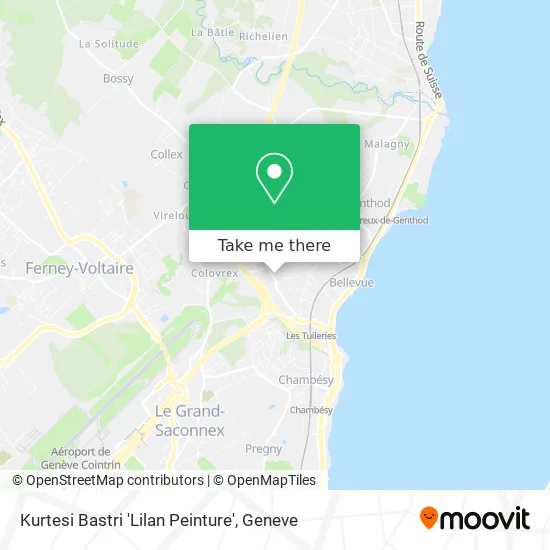 Kurtesi Bastri 'Lilan Peinture' map