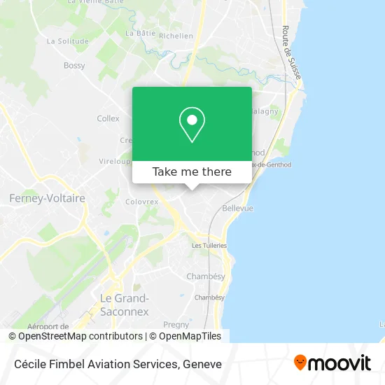 Cécile Fimbel Aviation Services map