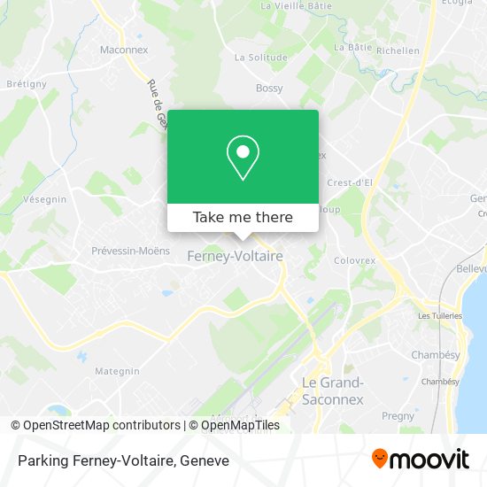Parking Ferney-Voltaire map