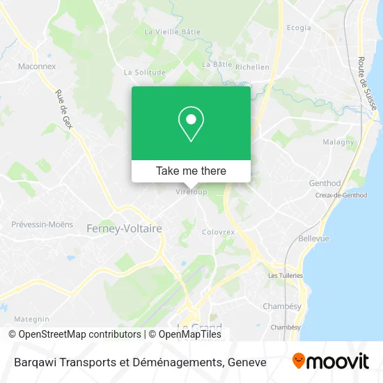 Barqawi Transports et Déménagements map