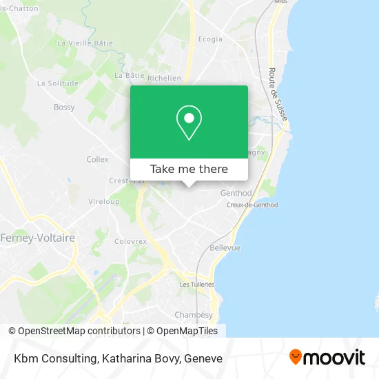 Kbm Consulting, Katharina Bovy map