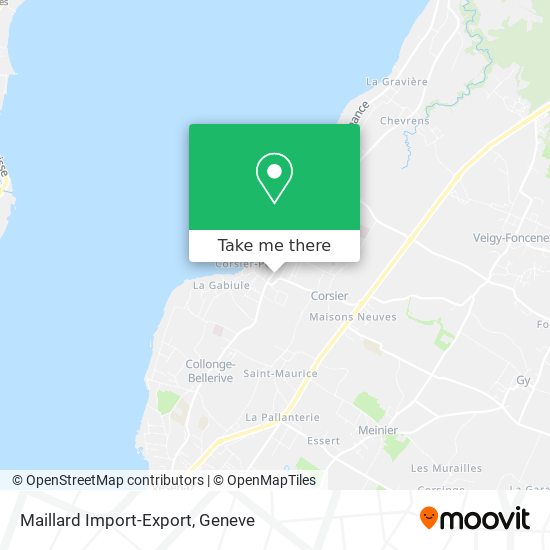 Maillard Import-Export map