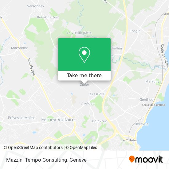 Mazzini Tempo Consulting map