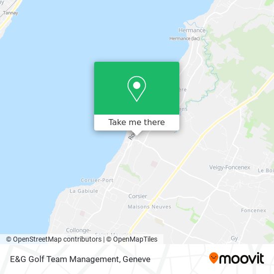 E&G Golf Team Management map