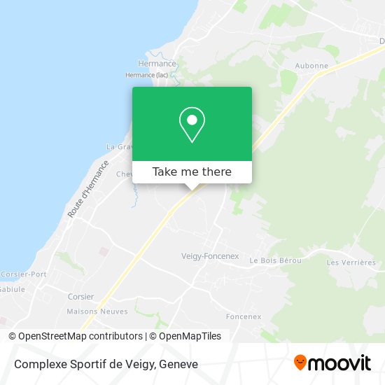 Complexe Sportif de Veigy map