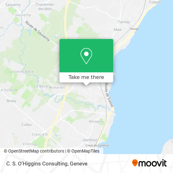 C. S. O'Higgins Consulting map