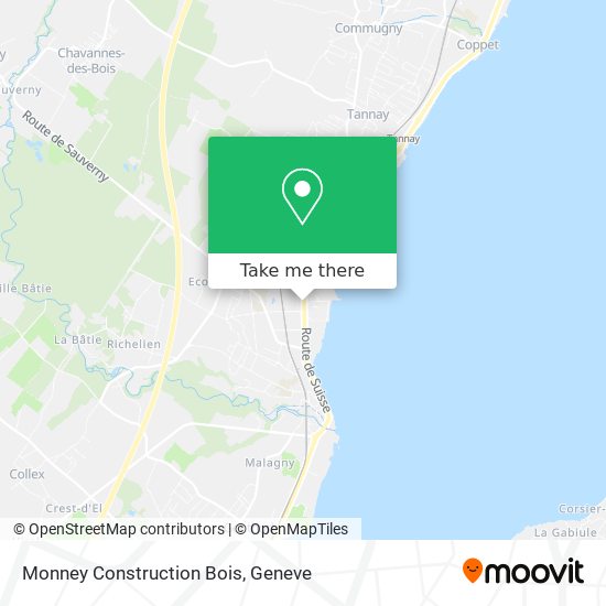 Monney Construction Bois map