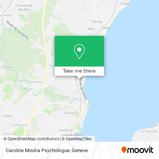 Caroline Moutia Psychologue map