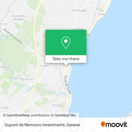 Dupont de Nemours Investments map