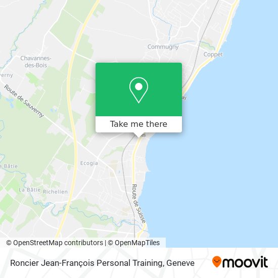 Roncier Jean-François Personal Training map