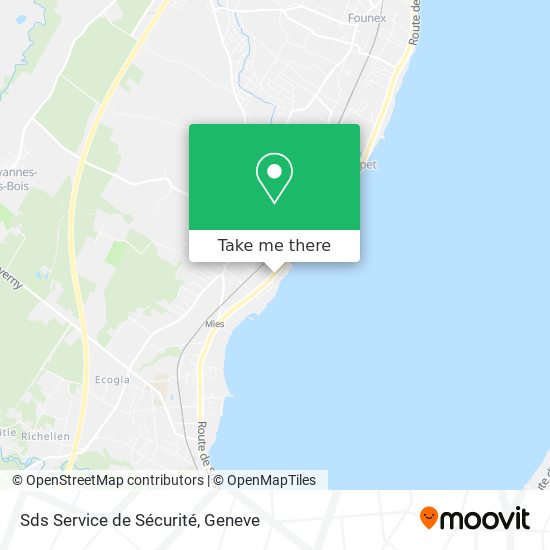 Sds Service de Sécurité map