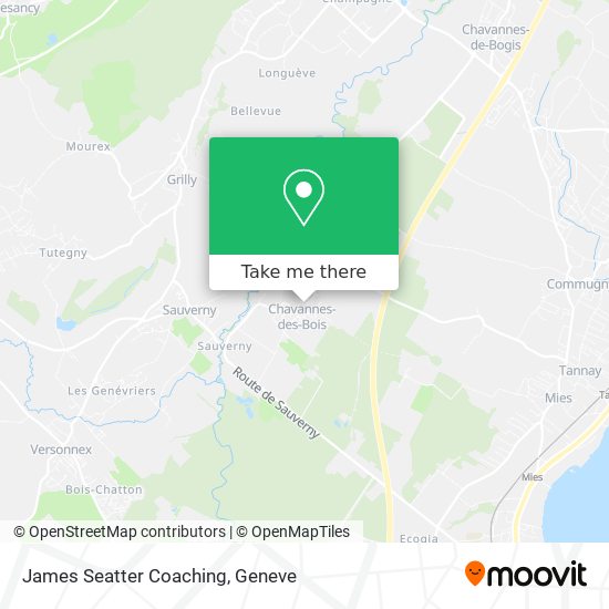 James Seatter Coaching map