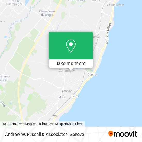 Andrew W. Russell & Associates Karte