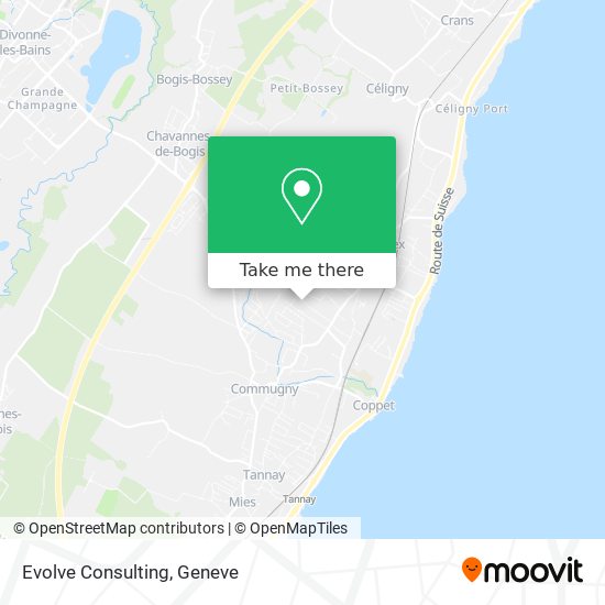 Evolve Consulting map