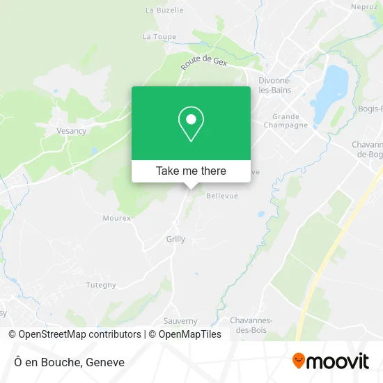 Ô en Bouche map