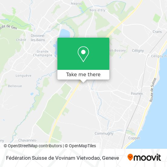 Fédération Suisse de Vovinam Vietvodao map