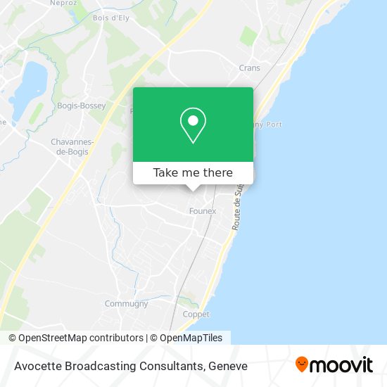 Avocette Broadcasting Consultants Karte