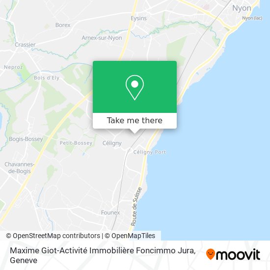 Maxime Giot-Activité Immobilière Foncimmo Jura map
