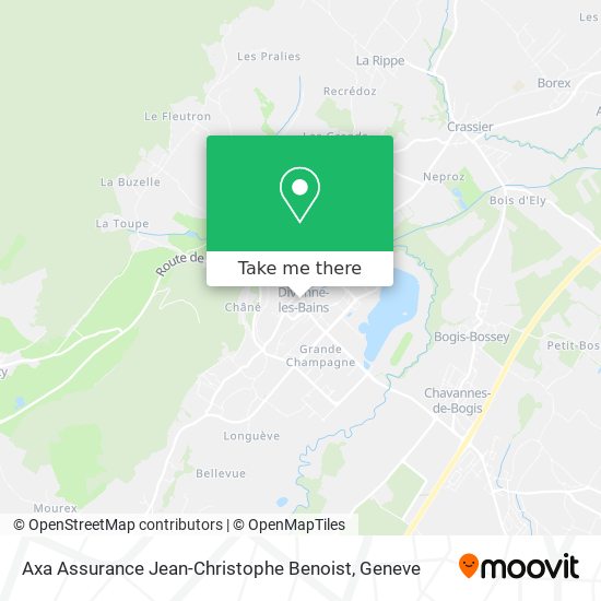 Axa Assurance Jean-Christophe Benoist map