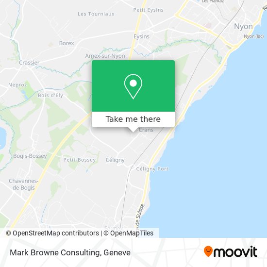 Mark Browne Consulting map